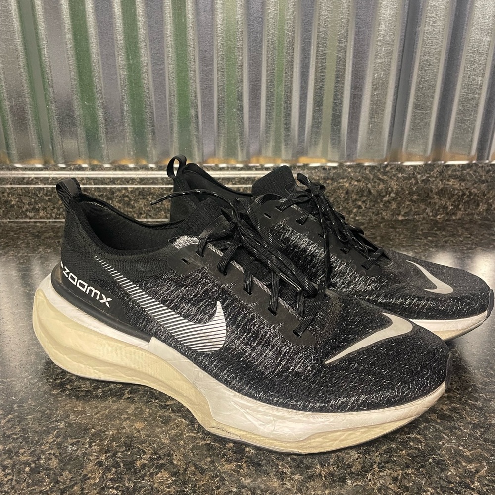 Nike ZoomX Black Running Shoes Sz 14